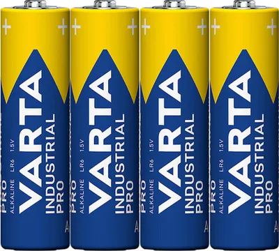 Produktbild von Batterien VARTA 4006, Mignon AA / LR6 Alkaline, Industrial PRO, 1,5V, 40er Pack