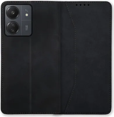 Produktbild von Bookstyle 'Premium' Schutzhülle Klapphülle Schutztasche Etui Cover für Xiaomi Redmi 13C 4G - Schwarz