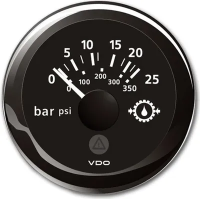 Immagine prodotto di VDO VLB Pressione olio trasmissione 0-25bar/0-350psi RB 52mm