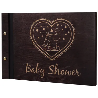 Produktbild von Babyalbum Kinderalbum Fotoalbum Holzalbum Bilderalbum 60 Seiten Fotobuch selbst gestalten Weltkarte Kompass