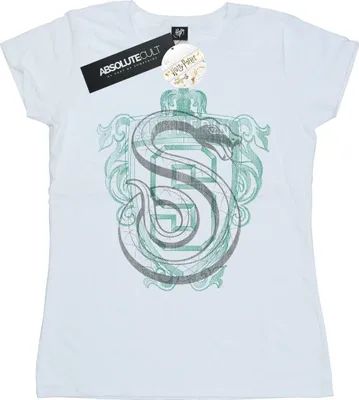 Produktbild von Harry Potter - "Slytherin" T-Shirt für Damen BI23807 (M) (Weiß)