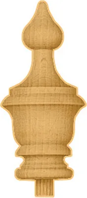 Produktbild von SELVA Zierteil gedrechselt Buche Holz