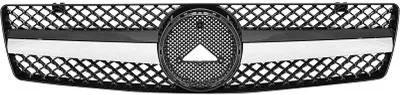 Produktbild von DIEDERICHS 1609442 Kühlergrill Frontgrill passend für MERCEDES-BENZ SL (R129) Schwarz Chrom
