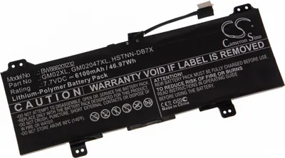 Produktbild von vhbw Akku kompatibel mit HP Chromebook X360 11 G1 EE Notebook (6100 mAh, 7,7 V, Li-Polymer)