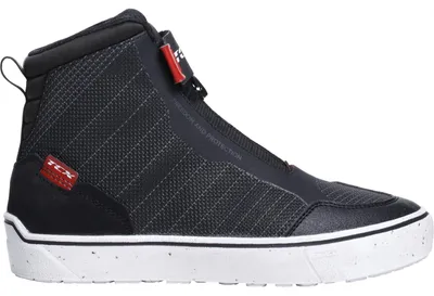 Image de Chaussures de moto imperméables TCX Ikasu 2 pour femme, noir/blanc/rouge, taille 36