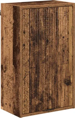 Produktbild von Badezimmerschrank Wandmontiert Altholz 39 x 23,5 x 65 cm