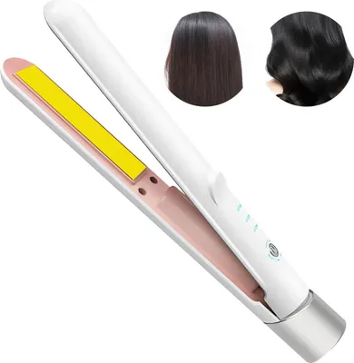 Produktbild von Kabelloser Reise-Haarglätter mit Keramikbeschichtung, Ionenpflege, 3 Temperaturstufen, USB-C wiederaufladbar