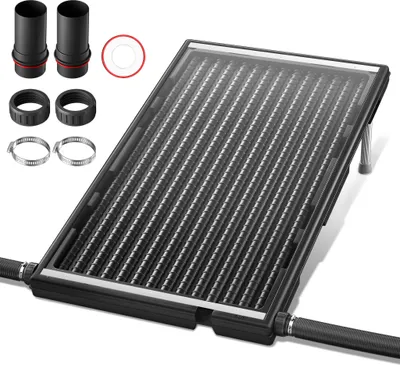 Produktbild von LZQ Solar Poolheizung Sonnenkollektor 111,5 x 66cm Poolheizungen Solarheizung Pool Heizungen Solaranlage für Warmwasser Gartendusche Pool