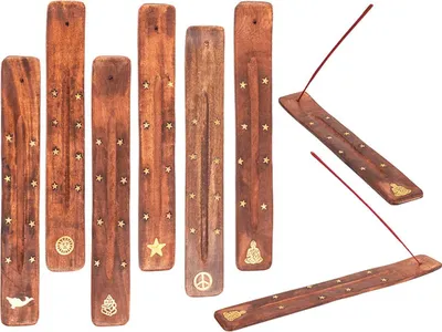 Produktbild von OOTB Holz-Räucherstäbchenhalter ca. 255 x 4 cm