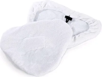 Produktbild von 5-in-1 Dampfwischer-Tuchset 2-tlg. - Mikrofaser - Dampfreinigungspads für Dreiecksmopp