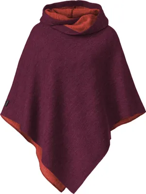 Produktbild von Mufflon Mu-Maxi Poncho berry/terra one size