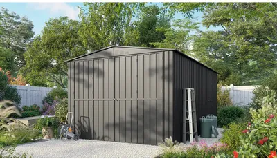 Produktbild von Gartenhaus GLOBEL Parker 1015 308 x 464 cm anthrazit