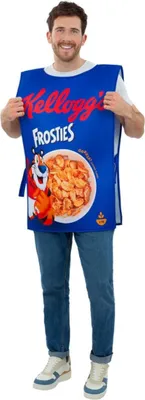 Image de Kelloggs - Costume "Frosties" - Hommes/femmes unie SM1810 (Taille unique) (Bleu/Blanc/Rouge)