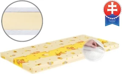 Obrázok produktu pre 11 matracová vložka do postieľky 5,5 cm 120x60 cm