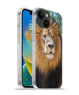 Produktbild von MuchoWow® Handyhülle Schutzhülle Hülle für Apple iPhone 14 - Softcase Löwe - Natur - Tier Silikon Softcase Handy Hülle - Mobiltelefonhülle