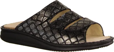 Obrázek produktu pro Finn Comfort Corfu, Steel, dámská obuv, mule, kůže, NOVINKA - dámské mule, šedé, kůže (ibisco)
