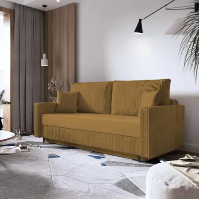 Produktbild von Sofa, Schlafsofa mit Schlaffunktion MARINO  (Cappuccino - POSO 01)