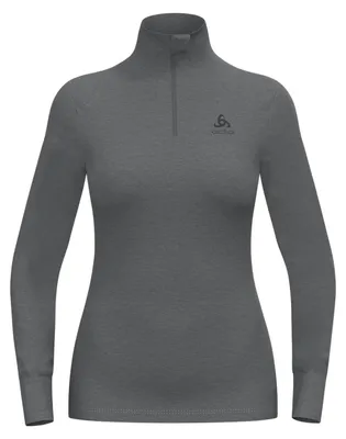 Produktbild von ODLO BL TOP Turtle neck l/s half zip ACTIVE W GRAU S