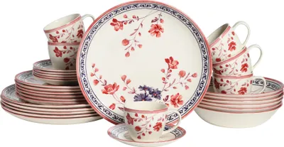Produktbild von CreaTable, 24019, Cottage Bunt, Kombiservice 30-tlg, Steingut