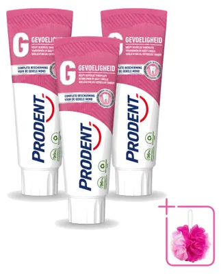 Produktbild von 3 x Prodent Tandpasta Gevoeligheid met Pro-Zinc Technologie - 75 ml - Sparpackung - 3 Stücke