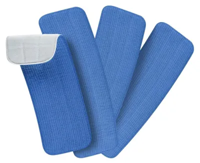 4er-Set Ersatztücher für Moppy Shmoppy, Mikrofaser, Blau