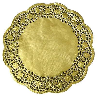 Tortenunterlagen rund 27 cm 100 Stück Gold