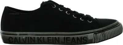 Produktbild von Calvin Klein DEANGELO Herren Turnschuhe schwarzer Stoff leicht 41