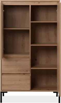 Produktbild von Highboard "Bastia" in Artisan Eiche Kommode mit viel Stauraum 81 x 139 cm