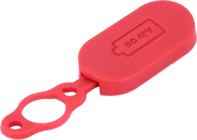 Zdjęcie produktu dla EBTOOLS Złącze interfejsu ładowania lub osłona do hulajnogi elektrycznej Mijia M365 - LE, kompaktowa i stylowa czerwień