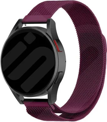 Produktbild von Strap-it Samsung Galaxy Watch 6 - 40mm Milanese Armband (Lila)