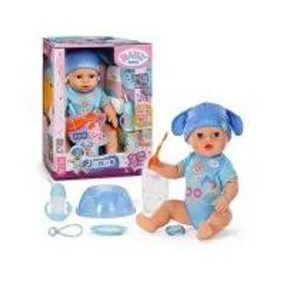 Produktbild von Poupon Jonas BABY BORN, 43 cm, Click & Play, 10 Funktionen, 8 Zubehörteile, bewegliche Arme und Beine, funktioniert ohne Batterien