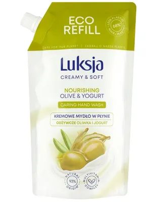Immagine prodotto di Luksja kremowe mydło w płynie zapas oliwka 400 ml