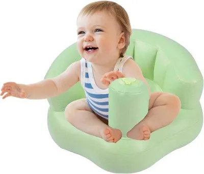 Immagine prodotto di Seggiolone gonfiabile, blu, per bambini