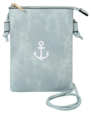 Produktbild von Leoberg Crossbag Tasche aus Kunstleder - Umhängetasche in 313154-Hellblau-18