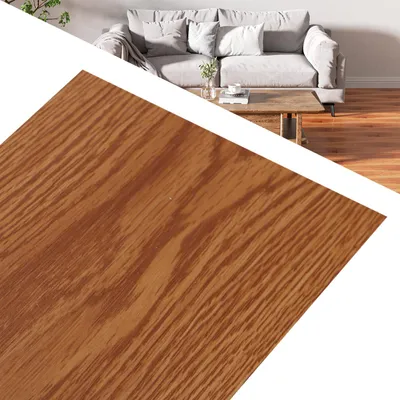 Produktbild von Eikuavons Vinyl Laminat 1 m² Selbstklebend Warme Eiche 7 Stück Holz Nachbildung Dielen Design Bodenbelag gefühlsecht