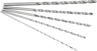 Obrázek produktu pro Extra dlouhý vrták s rovnou stopkou z rychlořezné oceli 2-5 mm do dřeva