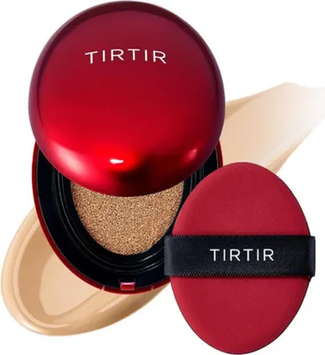 Image de TIRTIR MASK FIT RED MINI CUSHION 27N CAMEL 4,5 g - Fond de teint cushion