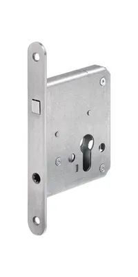 Produktbild von BKS Zirkelriegelschloss 0371 / 0372 PZ Dorn 55mm Stulp 20mm abgerundet VA - 3710012
