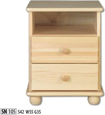 Immagine prodotto di comodino massiccio comodini in legno tavolo consolle cassettiera stile country consolle
