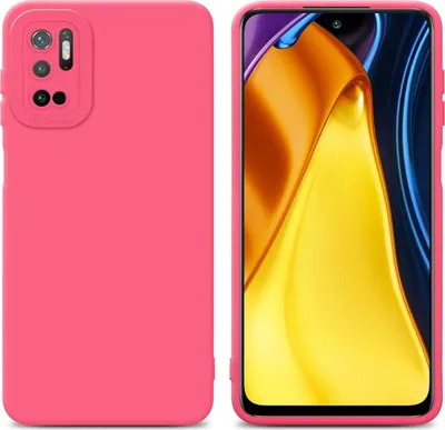 Produktbild von Cadorabo Hülle für Xiaomi RedMi NOTE 10 5G / POCO M3 PRO 5G Schutz Hülle in Rot TPU Silikon Etui Case Handyhülle