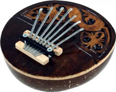 Produktbild von Kalimba, handgeschnitzt