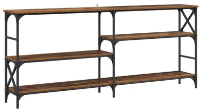 Obrázok produktu pre vidaXL Konzolový stolík z recyklovaného dreva, 180 x 29 x 76,5 cm, kov, drevotrieska