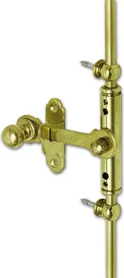 Produktbild von Schörghofer Fensterreibstangenverschluss 2-flügelig 1500mm Messing poliert