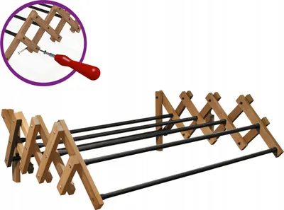 Produktbild von Sepio Wäscheständer Ausziehbar 80 cm, Ausziehbare Wäscheleine, Balkon Wand Wäscheständer, Wandtrockner, Badezimmer Wäsche Trocknen