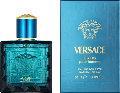Produktbild von Versace Eros, Männer, 50 ml, Nicht nachfüllbare Flasche, Spray