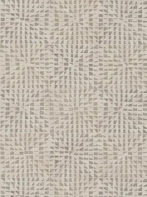 Produktbild von Ethno Tapete mit Strukturmuster & Mosaik-Effekt – Grau, Beige
