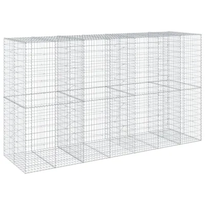 Obrázek produktu pro vidaXL Gabion s víkem 350x100x200 cm Pozinkované železo