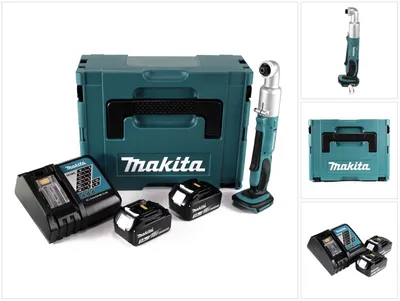 Image de Makita DTL 061 RFJ Meuleuse à chocs d'angle sans fil 18V 1/4" 60Nm + 2x Batteries 3.0Ah + Chargeur + Makpac