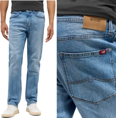 Produktbild von MUSTANG Herren, Jeanshosen, Slim fit ORLANDO SLIM, W34 L32, Blau, Jeans, baggyjeans, buggy