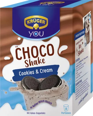Produktbild von KRÜGER YOU Choco Shake 10026644 Cookie Cream 8St